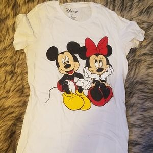 Womens white disney tshirt